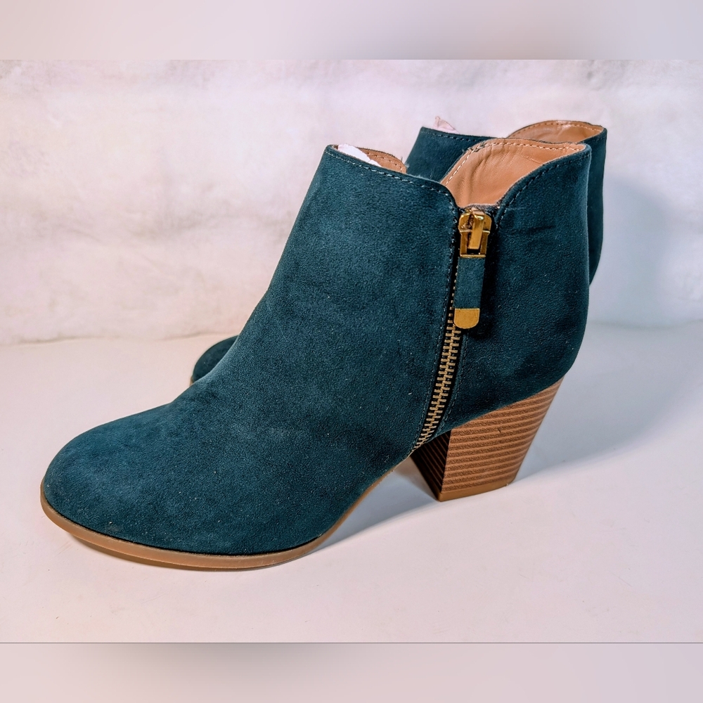✨ Style & Co Green Ankle Boots | Size 6M | New Without Box ✨
